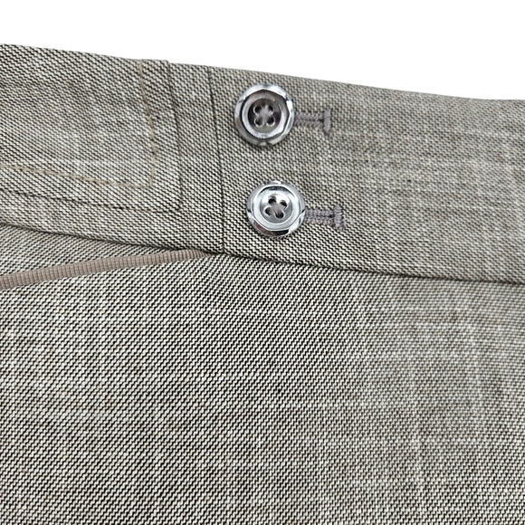 White House Black Market Legacy Modern Boot Pants Tan Mid Rise Career Trousers - Picture 3 of 6